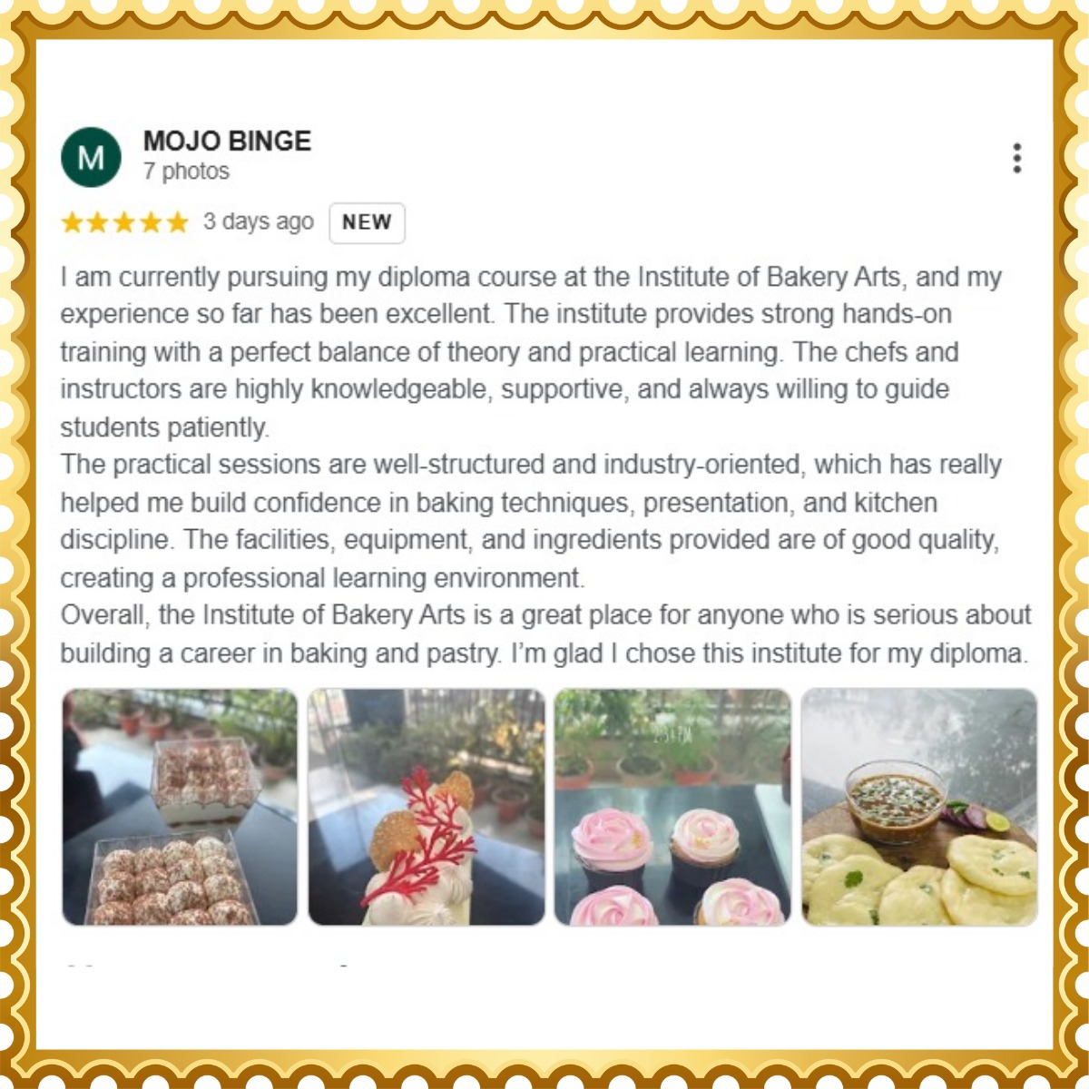 Chef IBCA bakery students training