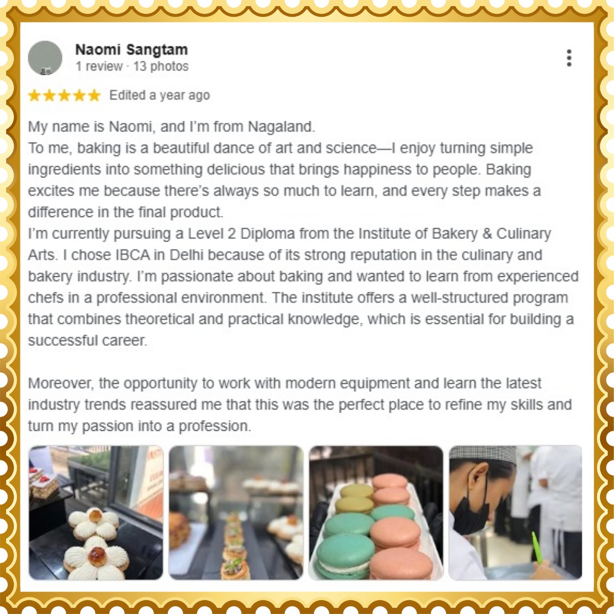 Professional kitchen training