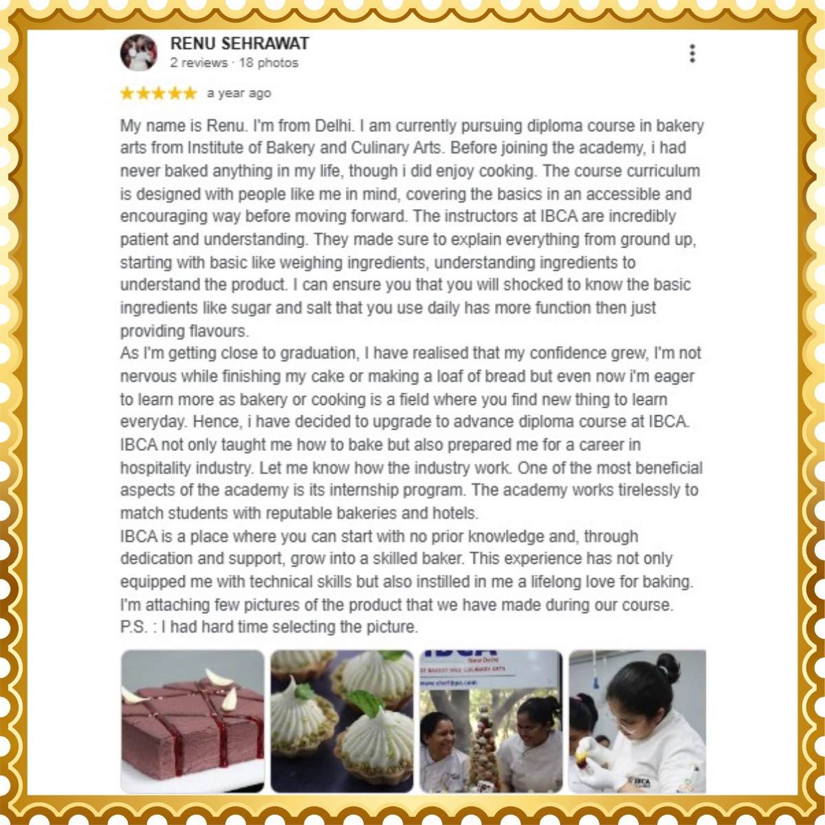 Live bakery practice at Chef IBCA