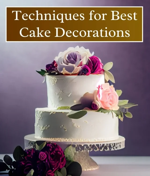 techniques for cake decorations