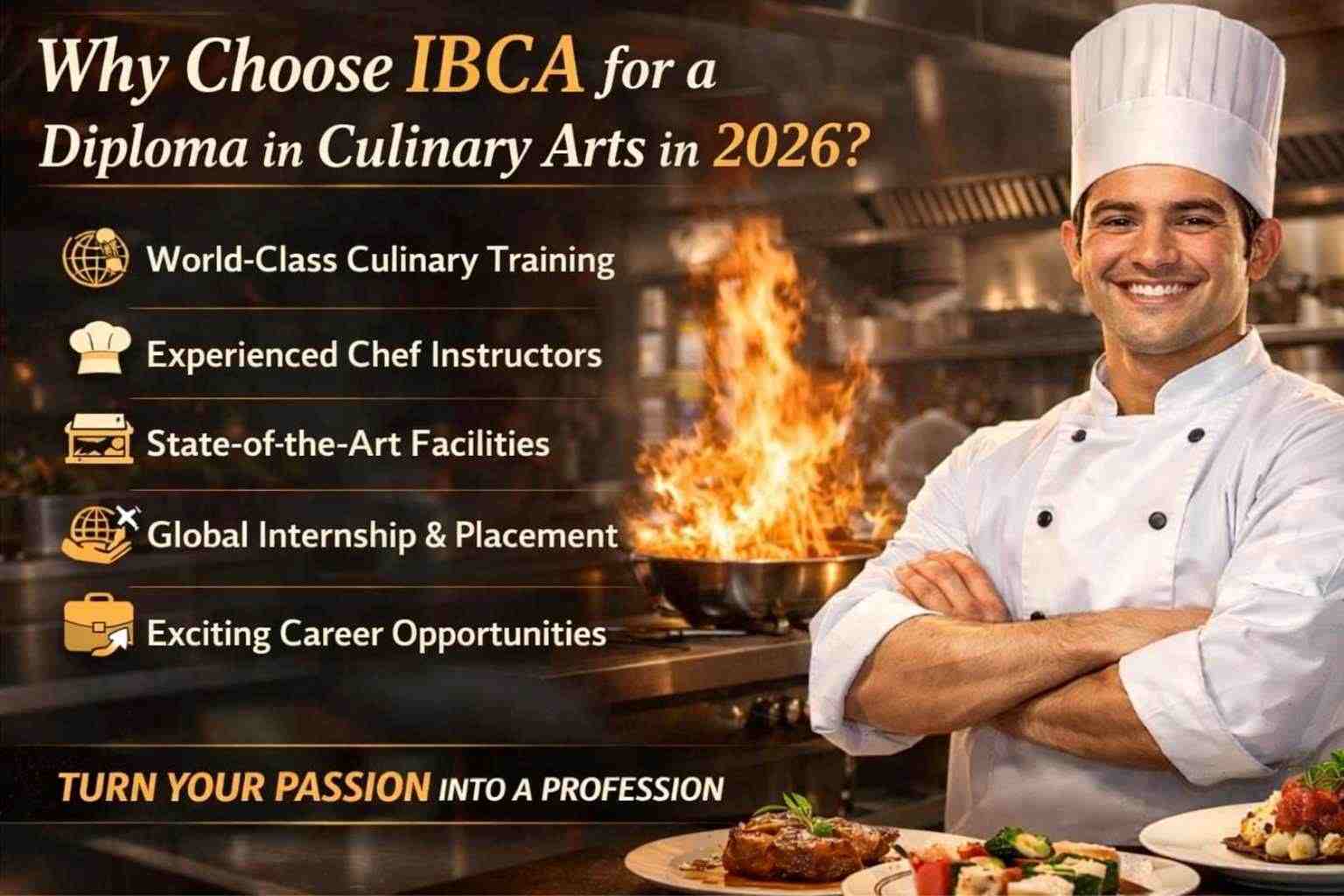 choose ibca for diploma in culinary arts