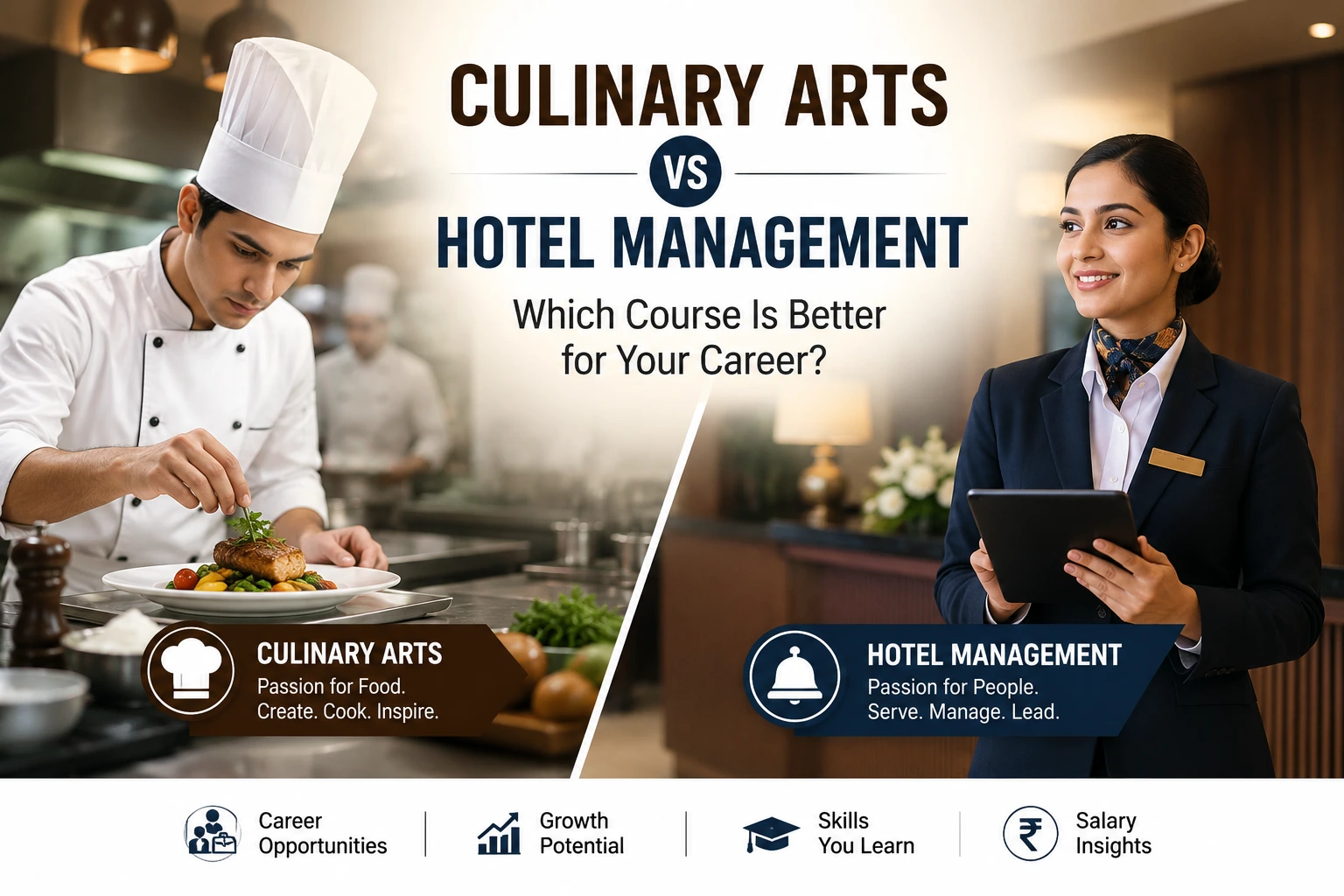 Culinary Arts vs Hotel Management