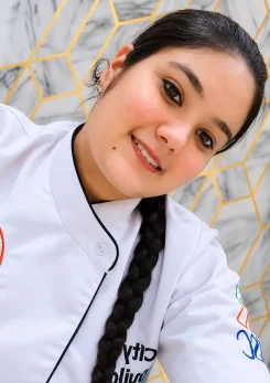 Polished Chef Portrait with Marble Gold Backdrop
