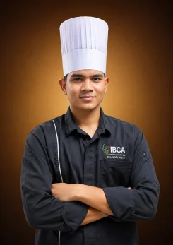 Armaan Ahmed, Chef IBCA alumnus working as Commis 1 Chef at Secure Inn Hotel, Muscat, Oman