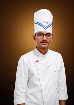 Devanshu Meel, Chef IBCA alumnus selected for culinary internship at Jaypee Vasant Continental